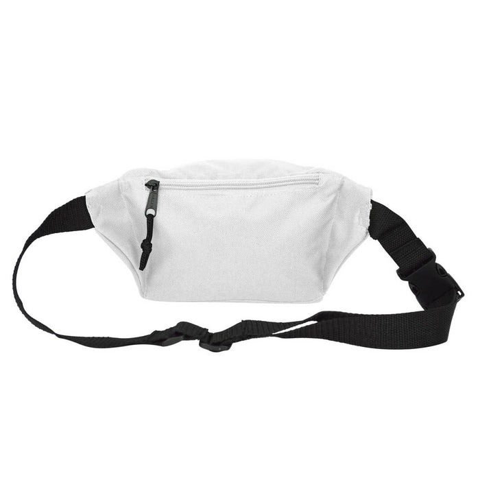 DALIX Fanny Pack 7" Travel Belt Pouch Waist Wallet Bag w/ 3 Pockets FP-002 Fanny Packs DALIX 