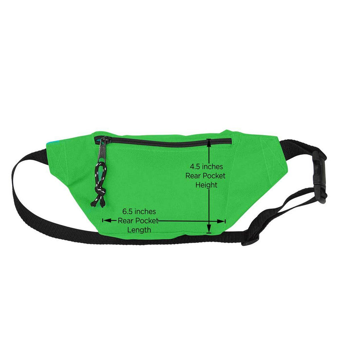 DALIX Small Fanny Pack Waist Pouch Travel Belt (24"-31") Fanny Packs DALIX 