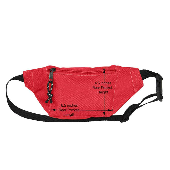 DALIX Small Fanny Pack Waist Pouch Travel Belt (24"-31") Fanny Packs DALIX 