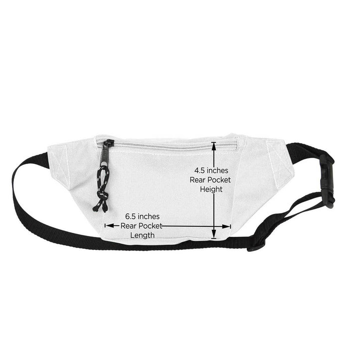 DALIX Small Fanny Pack Waist Pouch Travel Belt (24"-31") Fanny Packs DALIX 