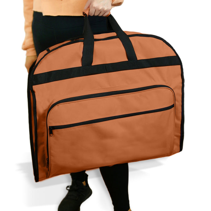 Dalix 39" Garment Bag Cover for Suits Clothing Foldable w Pockets