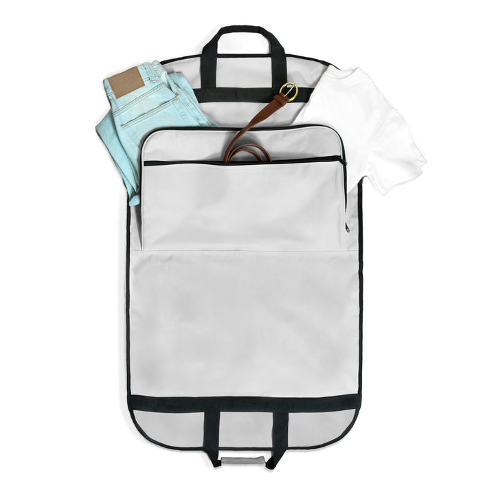 Dalix 39" Garment Bag Cover for Suits Clothing Foldable w Pockets