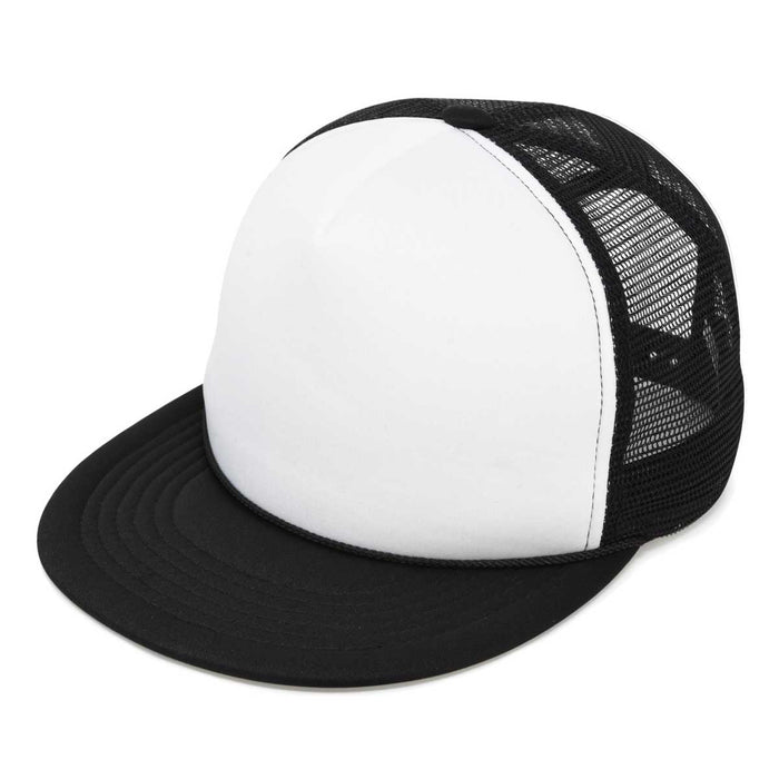 Dalix Flat Billed Trucker Hat