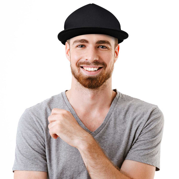 Dalix Flat Billed Trucker Hat