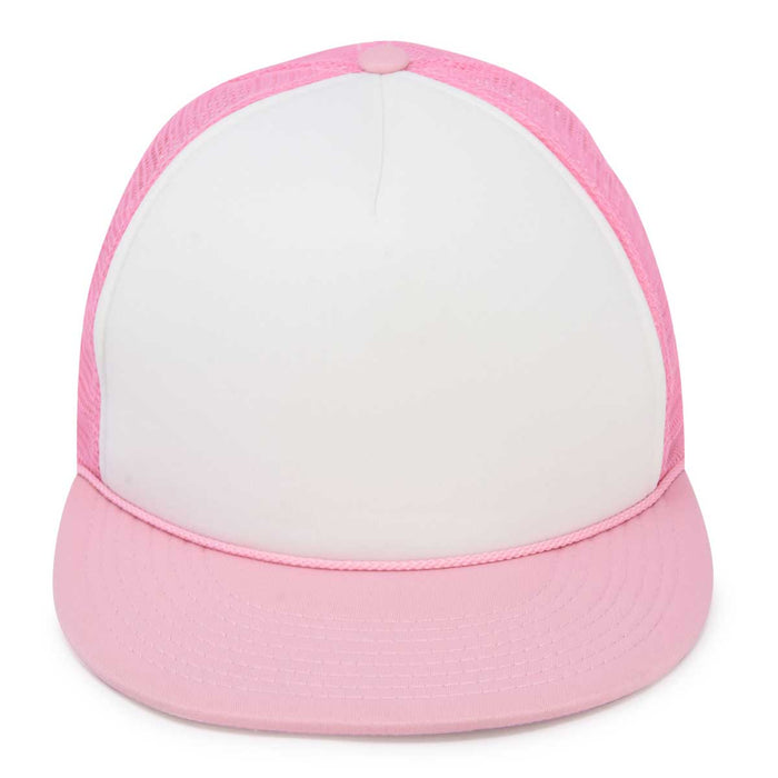 Dalix Flat Billed Trucker Hat