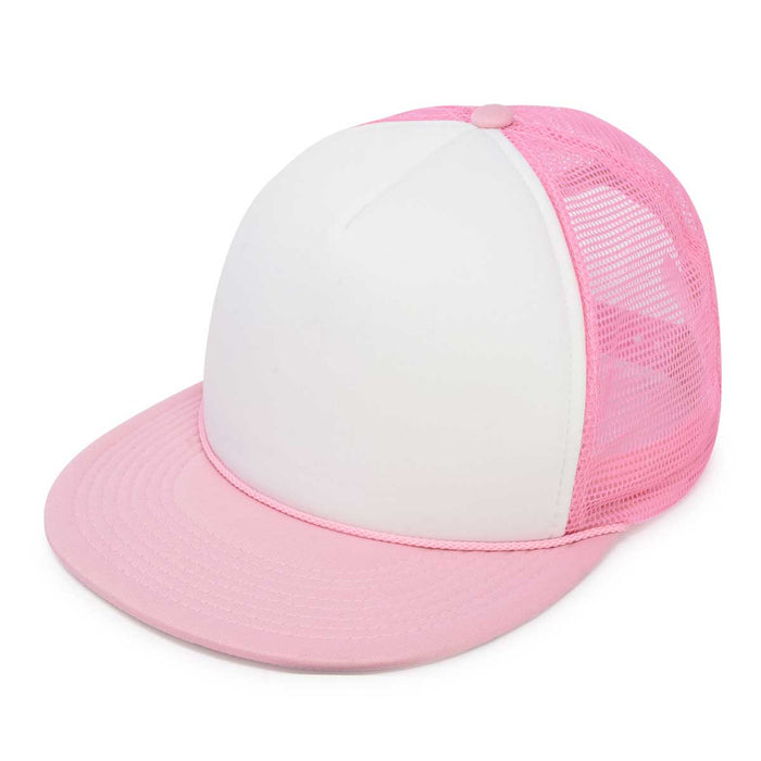 Dalix Flat Billed Trucker Hat