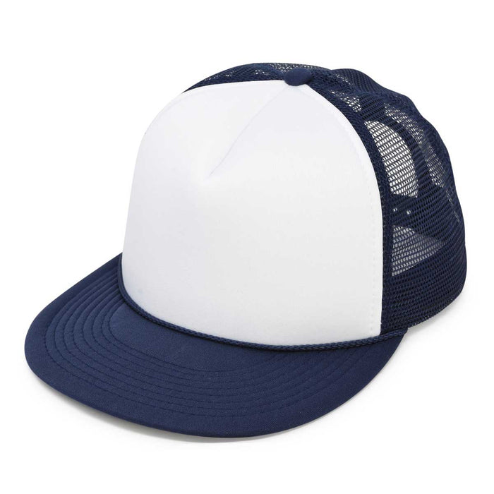 Dalix Flat Billed Trucker Hat
