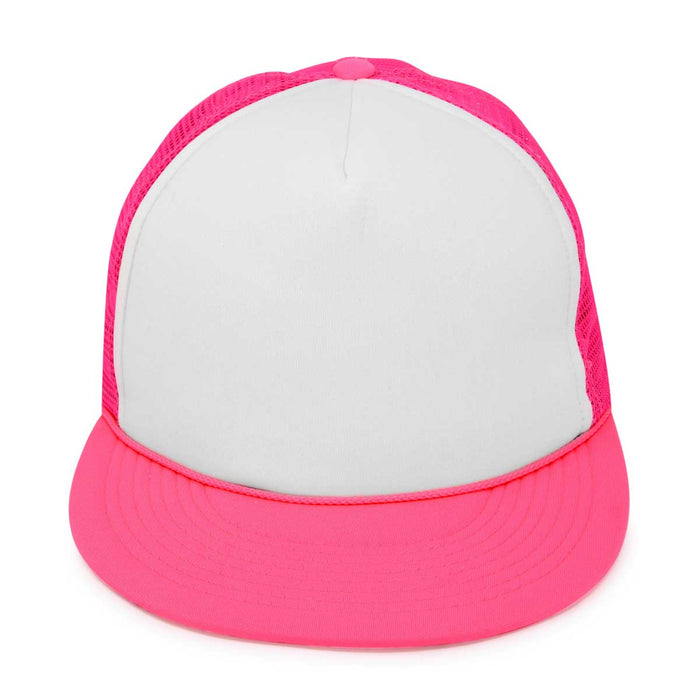 Dalix Flat Billed Trucker Hat