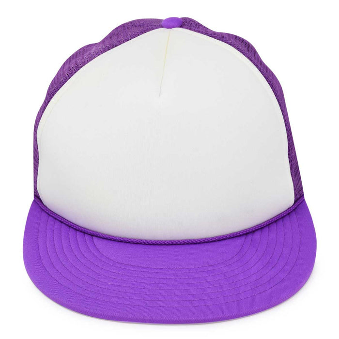 Dalix Flat Billed Trucker Hat