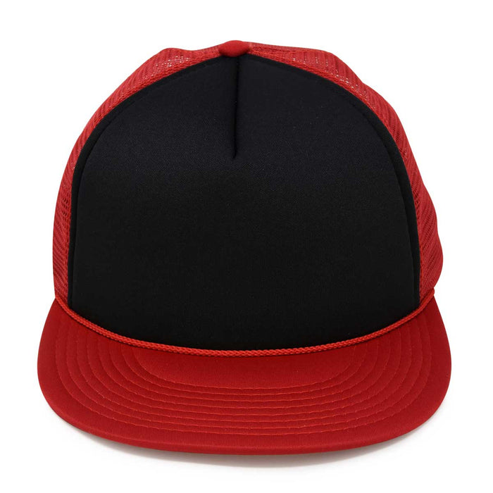 Dalix Flat Billed Trucker Hat