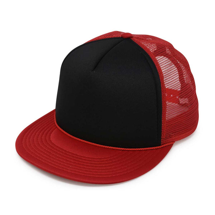 Dalix Flat Billed Trucker Hat