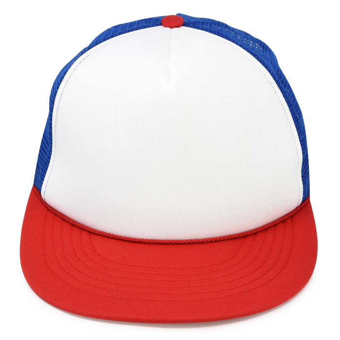 Dalix Flat Billed Trucker Hat