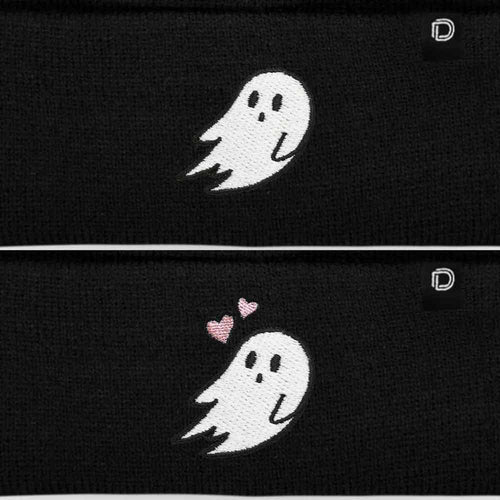 Dalix His Hers Ghost Beanie Set