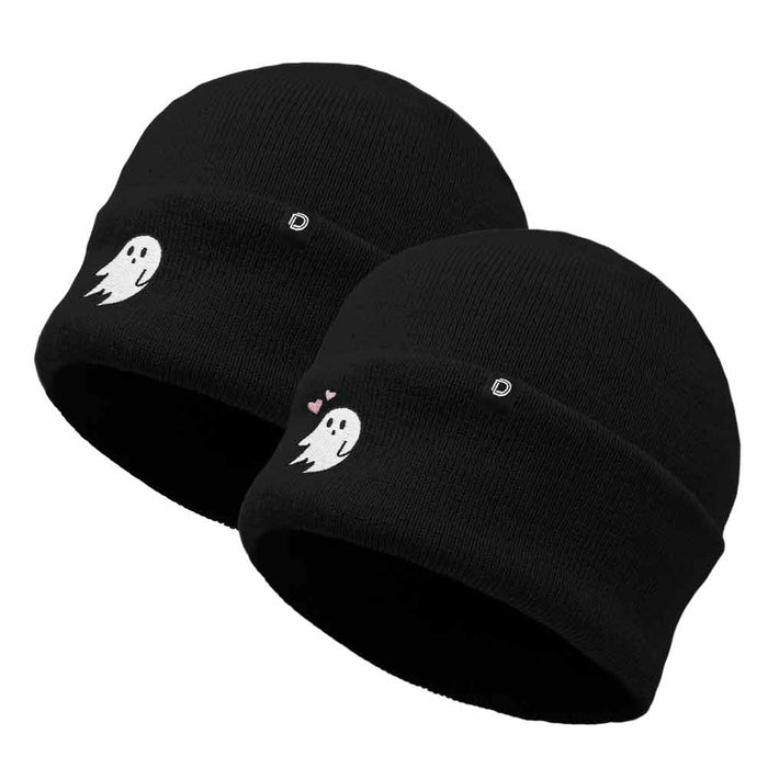 Dalix His Hers Ghost Beanie Set