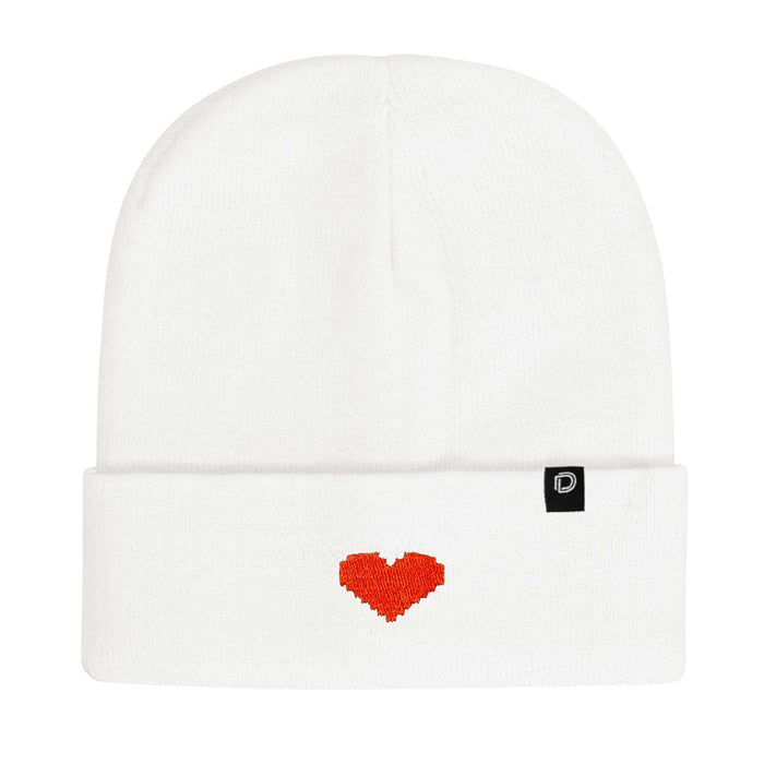 Dalix Pixel Heart Beanie