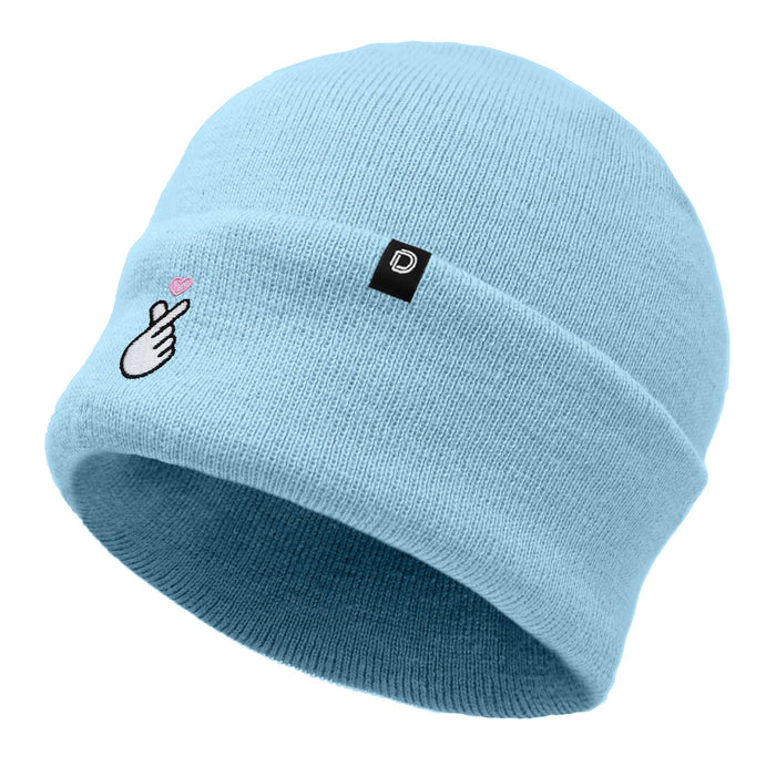 Dalix Snap Heart Beanie