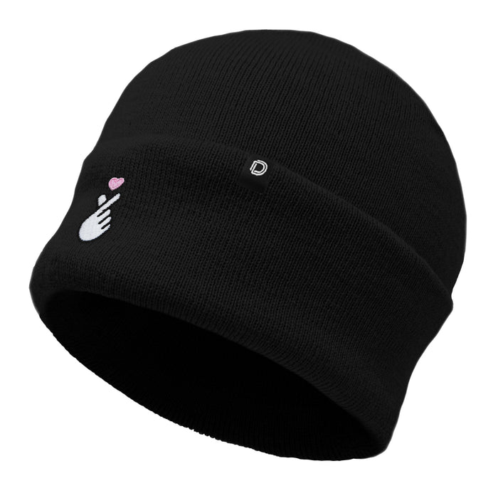 Dalix Snap Heart Beanie