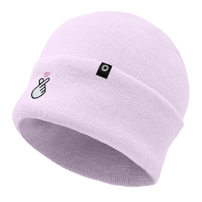 Dalix Snap Heart Beanie