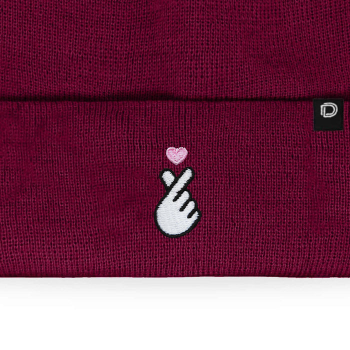 Dalix Snap Heart Beanie