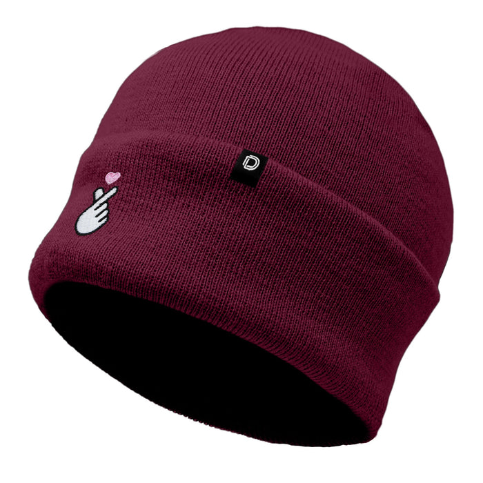 Dalix Snap Heart Beanie