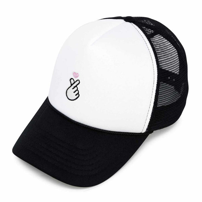 Dalix Snap Heart Trucker Hat