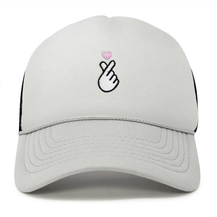 Dalix Snap Heart Trucker Hat
