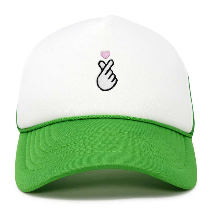 Dalix Snap Heart Trucker Hat