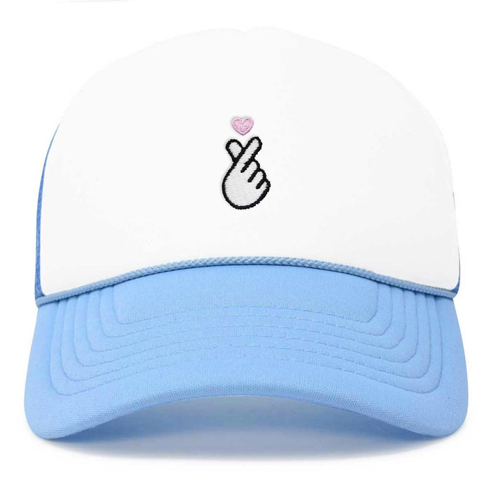 Dalix Snap Heart Trucker Hat