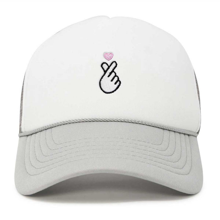 Dalix Snap Heart Trucker Hat