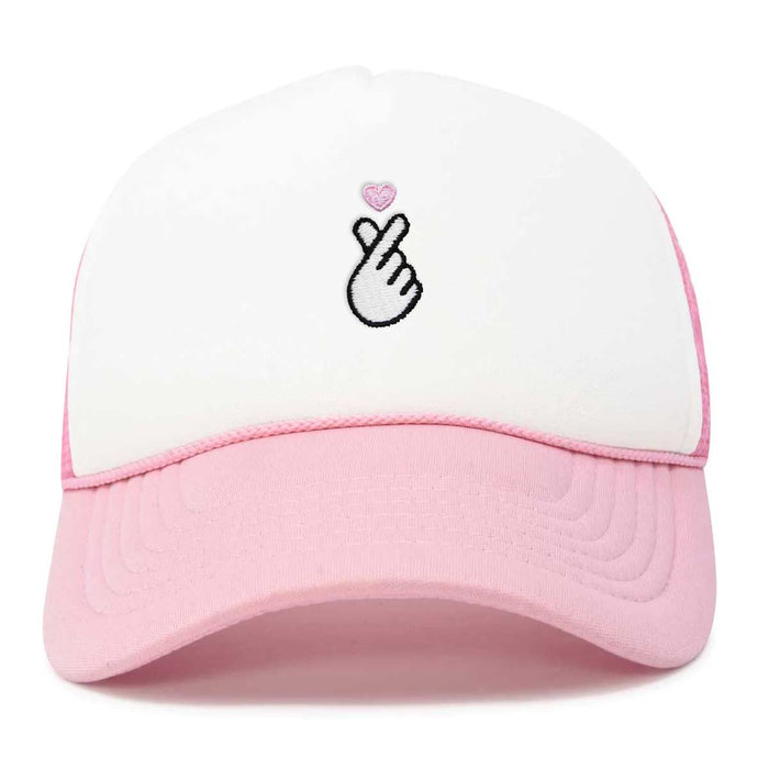 Dalix Snap Heart Trucker Hat