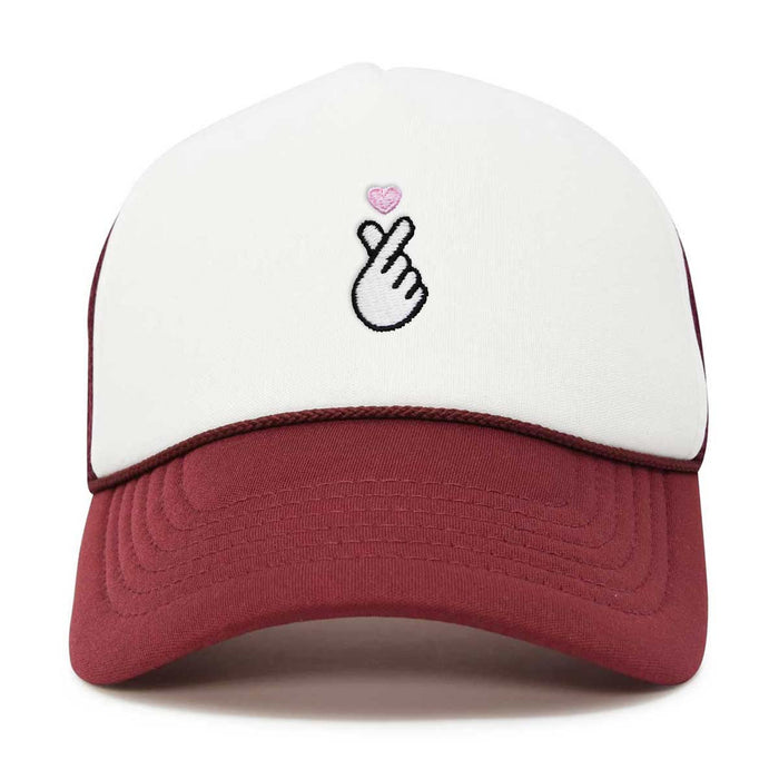 Dalix Snap Heart Trucker Hat