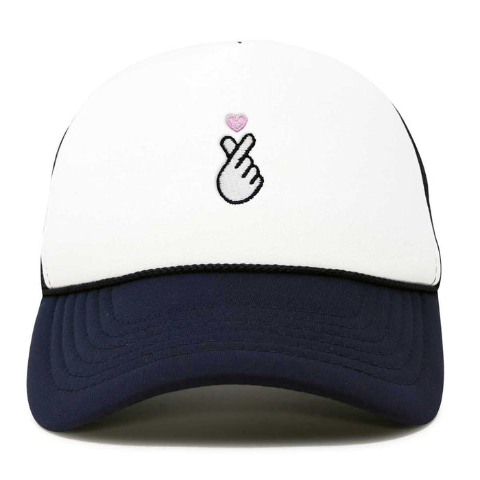 Dalix Snap Heart Trucker Hat