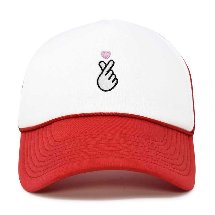 Dalix Snap Heart Trucker Hat