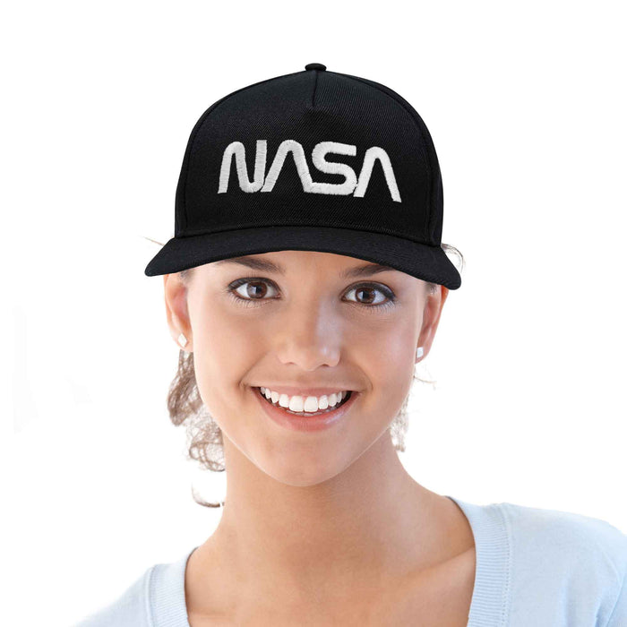 Dalix NASA Worm Snapback Hat
