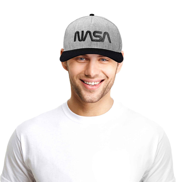 Dalix NASA Worm Snapback Hat