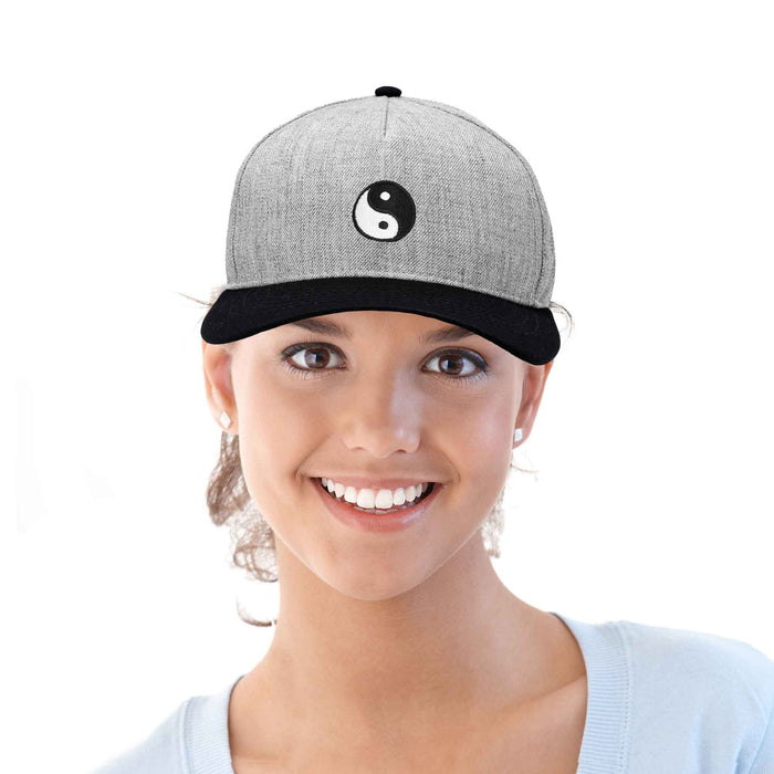 Dalix Yin Yang Snapback Hat