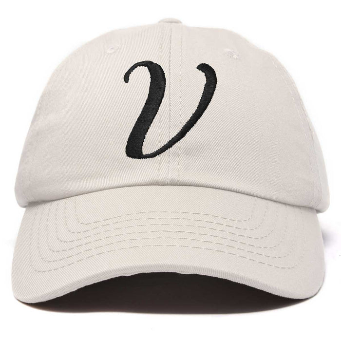 Dalix Initial Letter V Hat