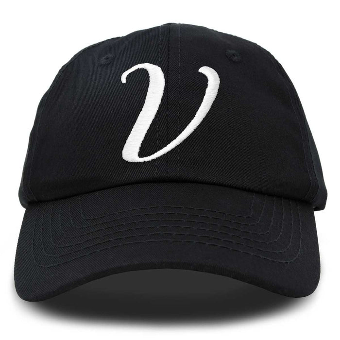 Dalix Initial Letter V Hat