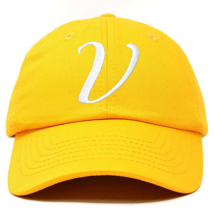 Dalix Initial Letter V Hat