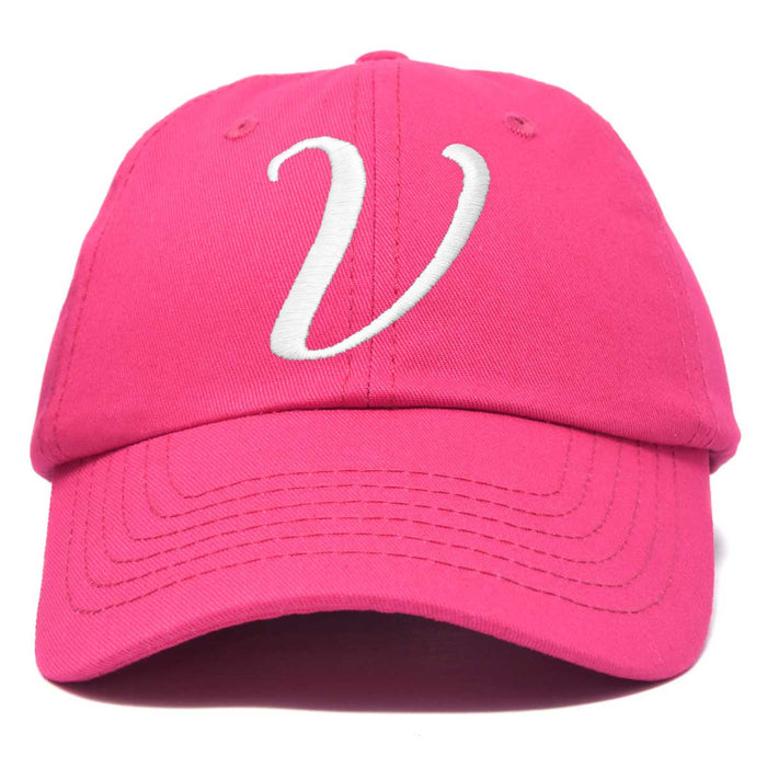 Dalix Initial Letter V Hat