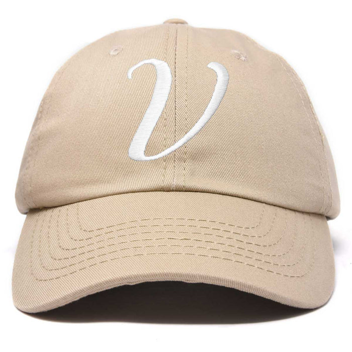 Dalix Initial Letter V Hat