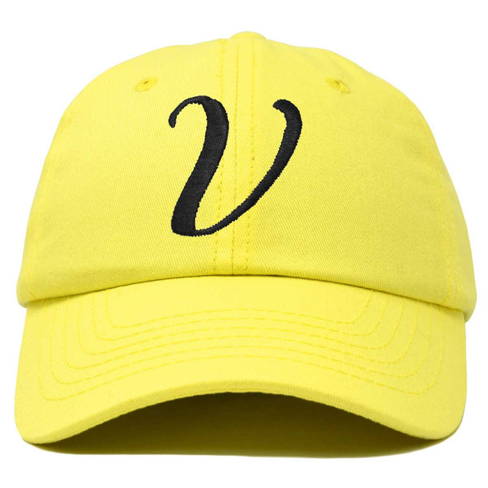 Dalix Initial Letter V Hat