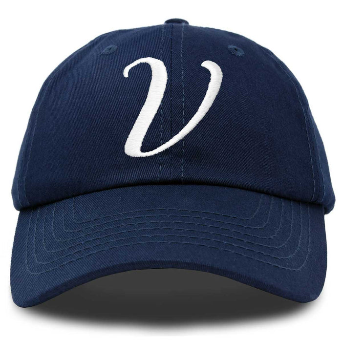 Dalix Initial Letter V Hat