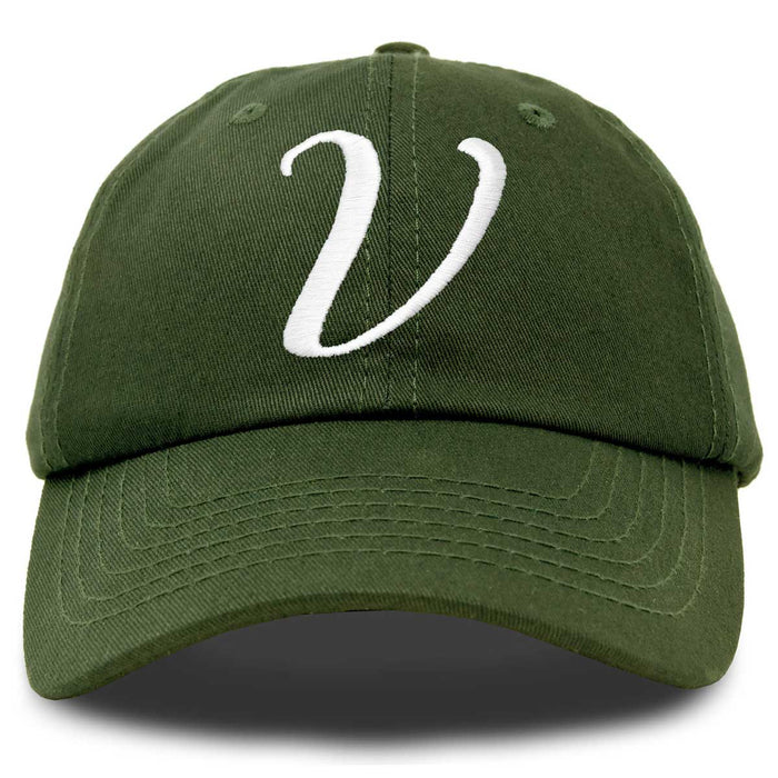 Dalix Initial Letter V Hat