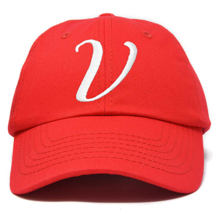 Dalix Initial Letter V Hat