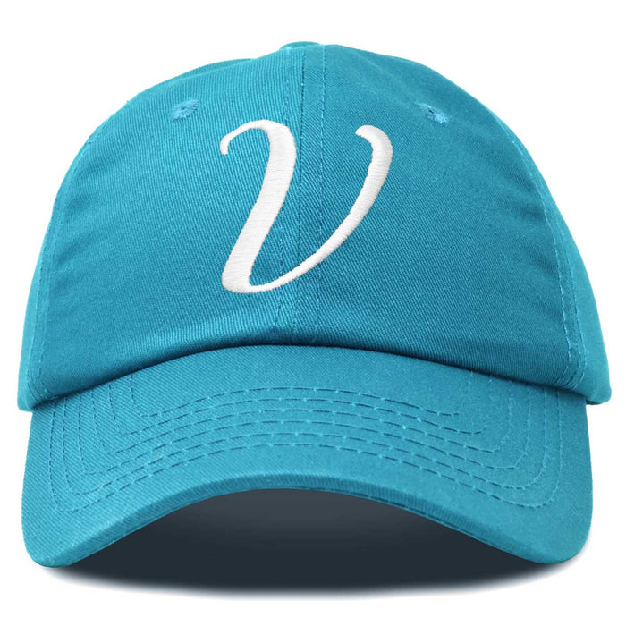 Dalix Initial Letter V Hat