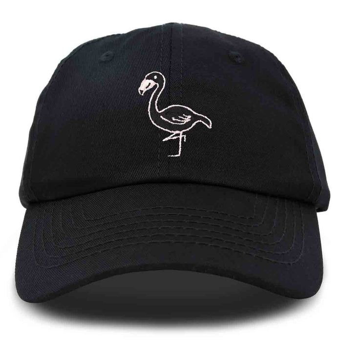 Dalix Black Flamingo Cap