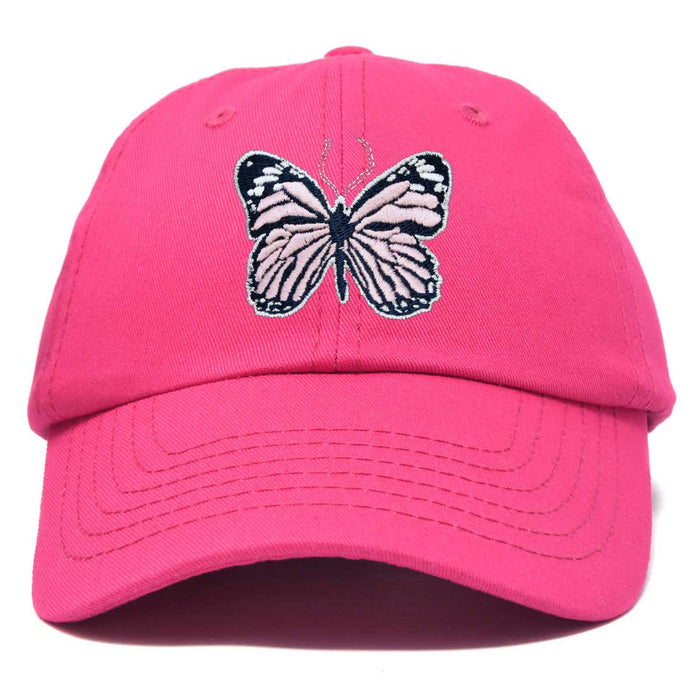 Dalix Pink Butterfly Hat