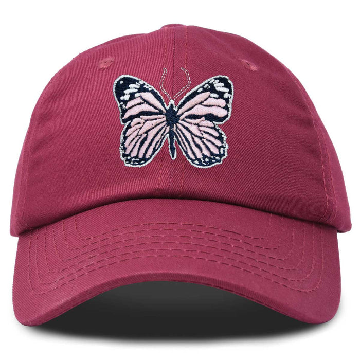Dalix Pink Butterfly Hat