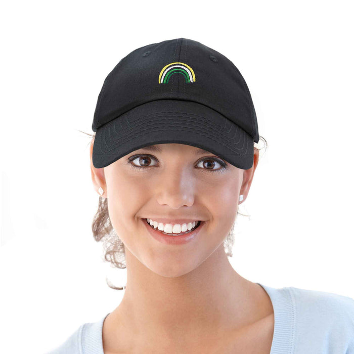 DALIX St. Patricks Rainbow Hat Womens Embroidered Baseball Cap